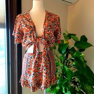 Free People Romper - Toe Front - Open Stomach - Size 8